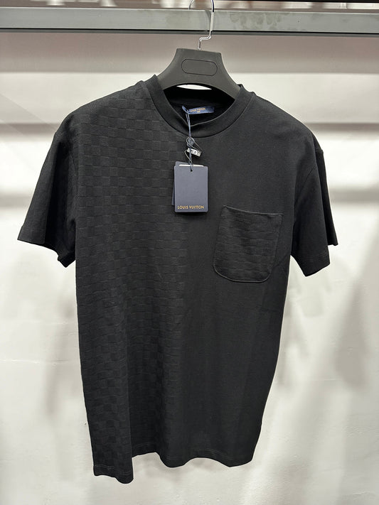 Louis Vuitton T-shirt Damier Μαύρο