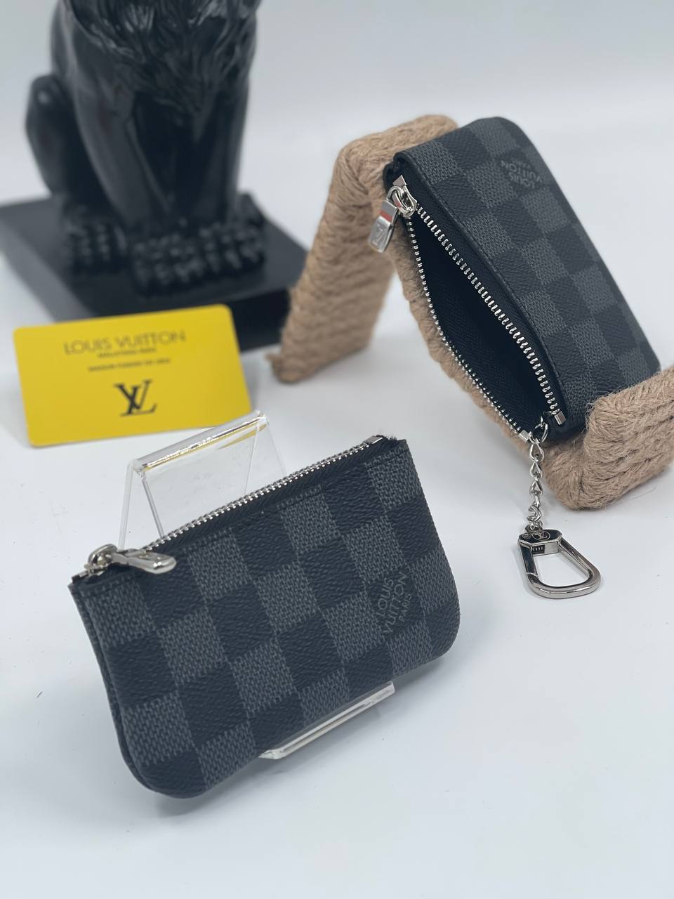 Louis Vuitton Μπρελοκ- Πορτοφόλι Black Damier