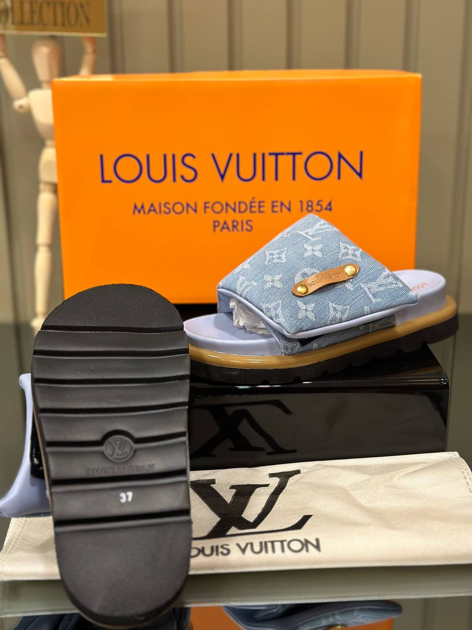 Louis Vuitton Jean Παντόφλες