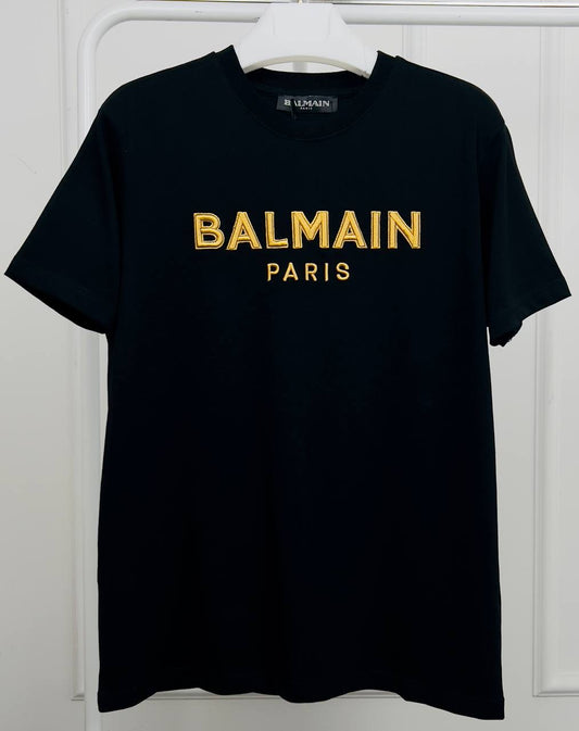 Balmain T-shirt Μαύρο