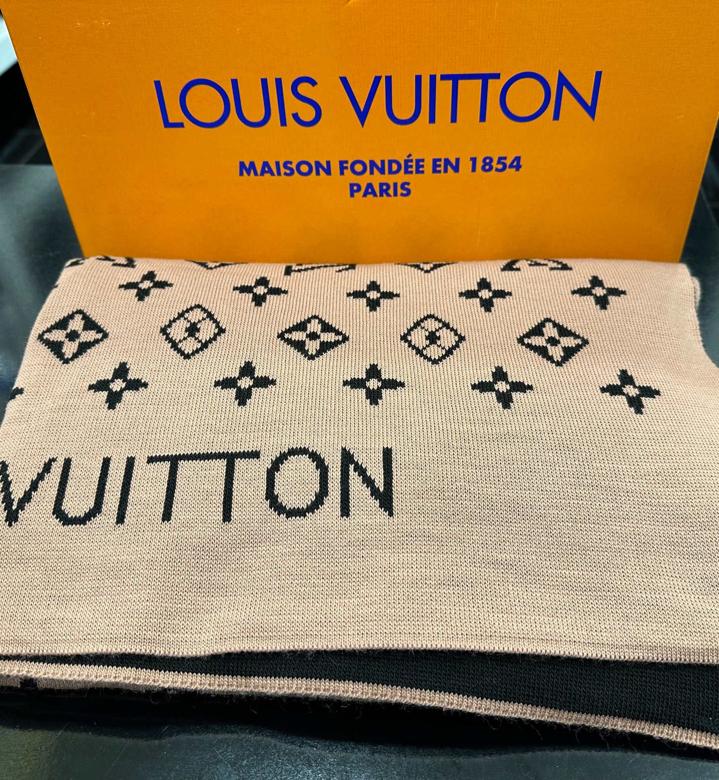 Louis Vuitton Κασκόλ Πλεκτό Μαύρο