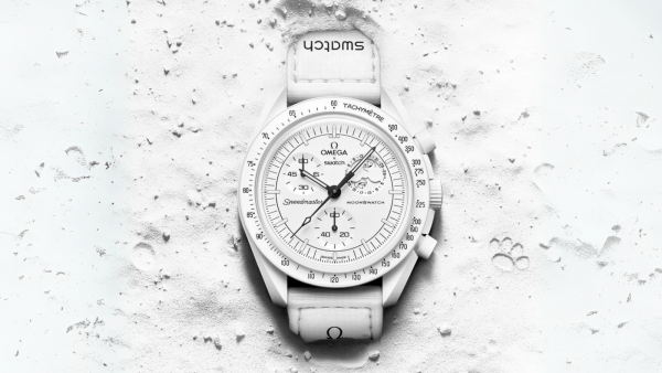OMEGA X SWATCH MISSION TO MOON WHITE WATCH PRIMIUM QUALITY